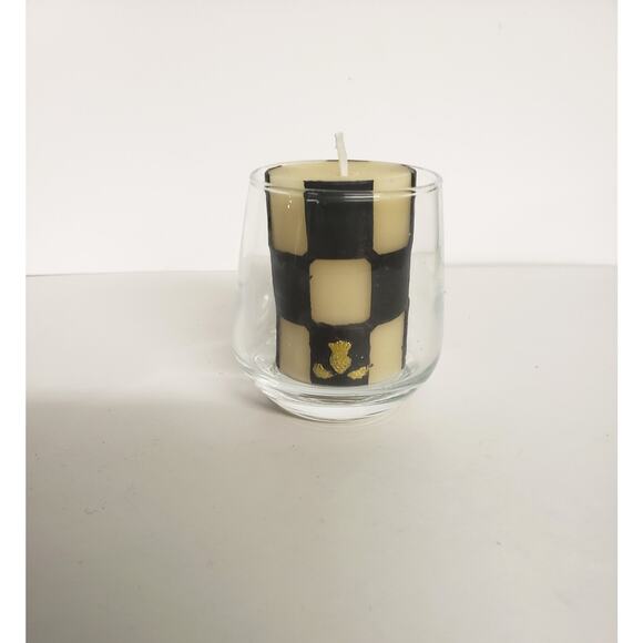 MacKenzie-Childs Courtly Check Votive Candles, Set of 2 - Picture 3 of 7